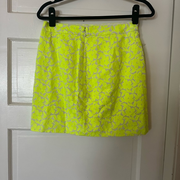 J. Crew bright floral embroidered skirt - Picture 3 of 9